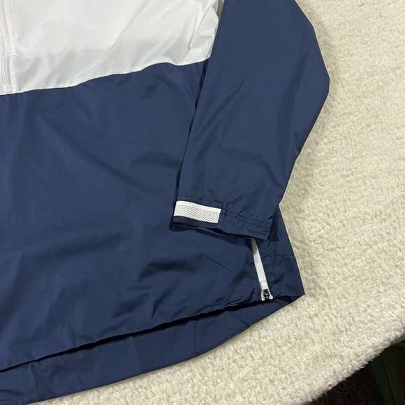 Nike Full Zip Track Jacket Mens XL Navy White Panthers Logo Zipper Pockets - Picture 3 of 12